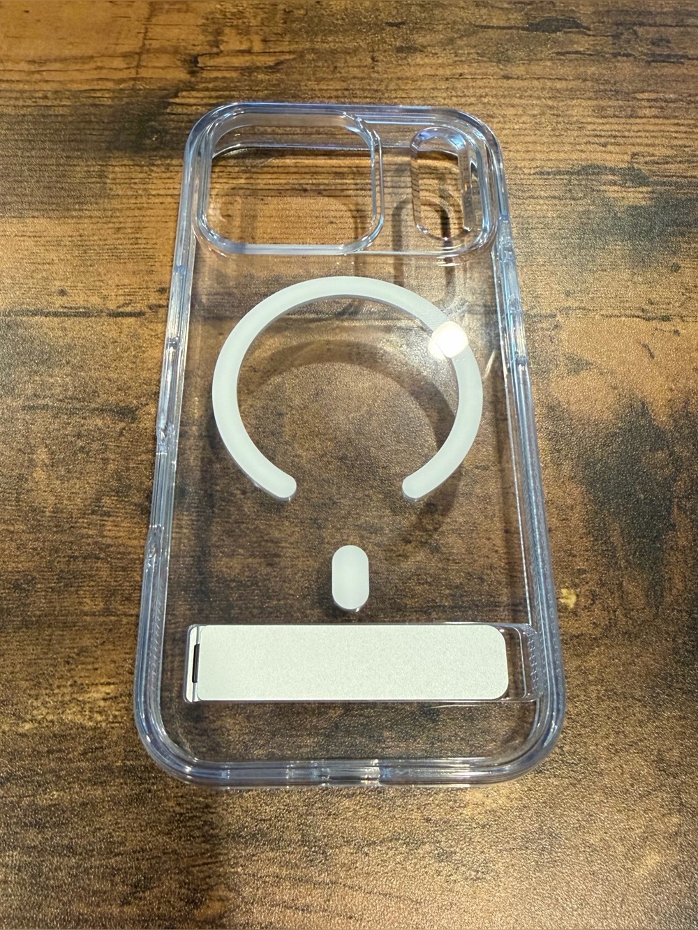 ZAGG iPhone 17 Pro Crystal Palace MagSafe Case with Kickstand - Clear